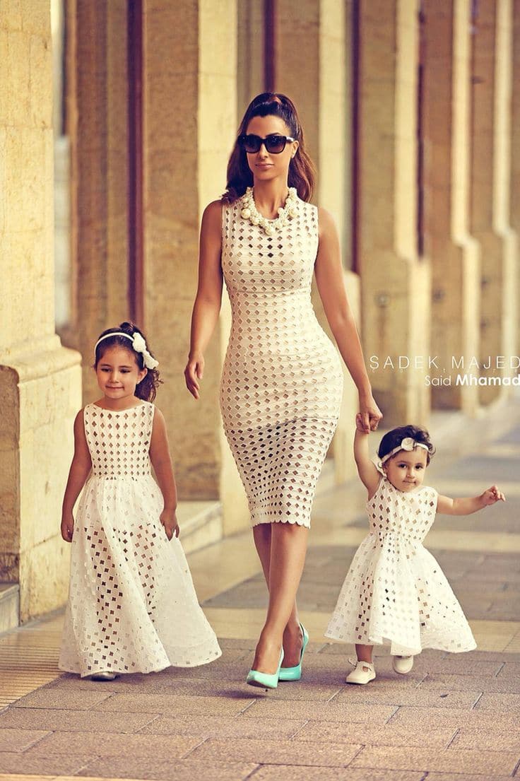 mommy daughter matching outfits