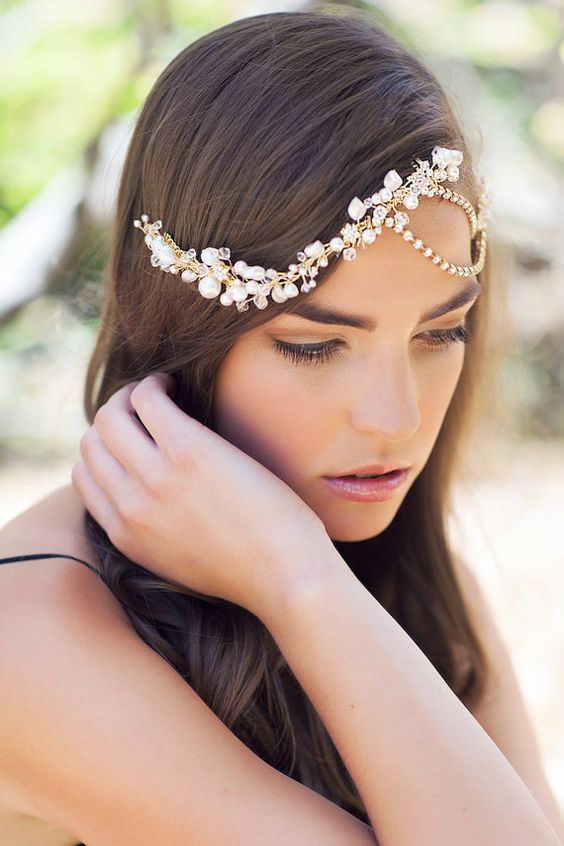 Amazing 12 Collection Of Accessories For Bridal Hairstyles