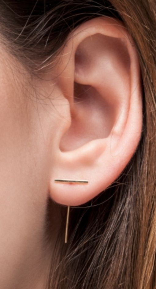 A Simple Necessity :Small Golden Eye Catching Earrings