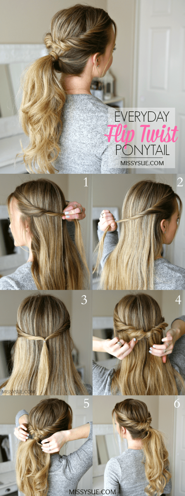 Easy Hairstyles Tutorials For Busy Women That Will Take You Less Than 5 Minutes