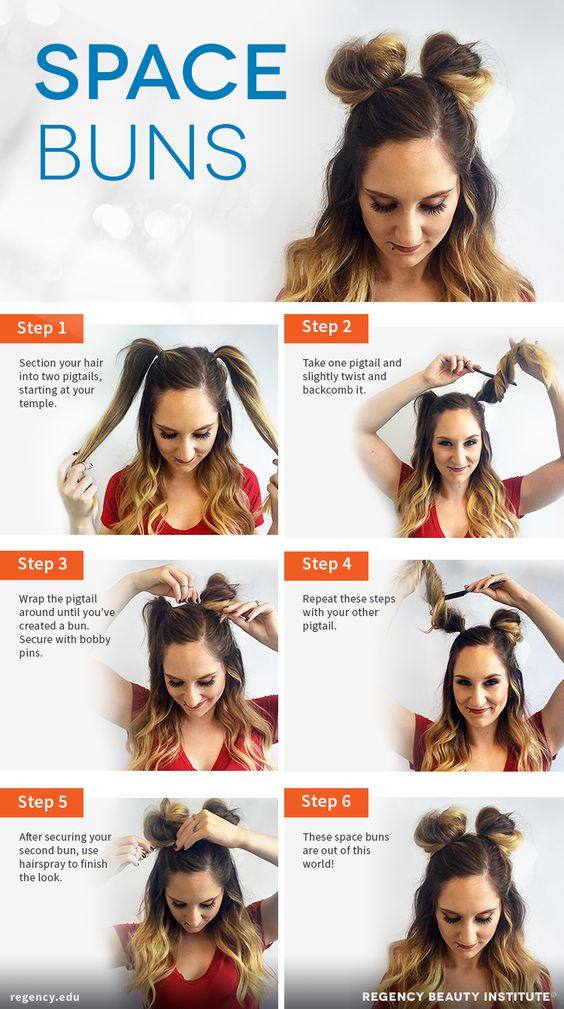 The Easiest Double Bun Hairstyle Tutorials For A Futuristic Look In The Present