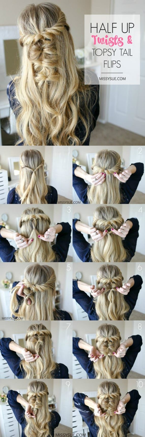 10 Elegant Hairstyles Tutorials That You Will Adore This Summer - ALL ...