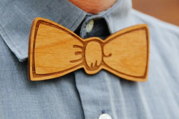New Man Trend Alert To Impress: Wooden Bow Tie