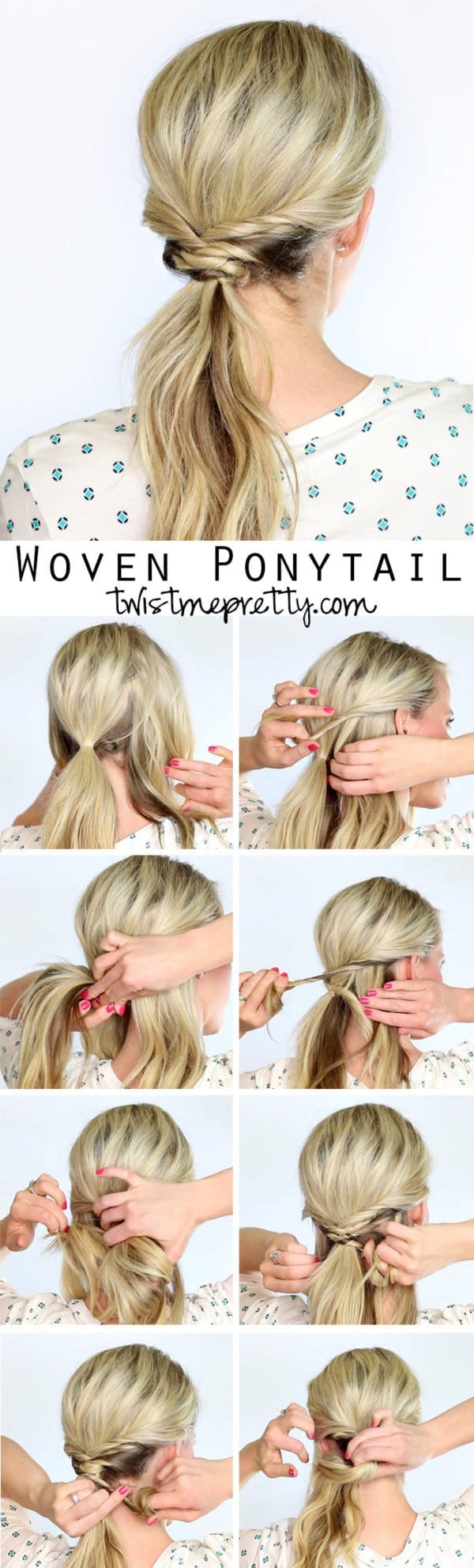 Easy Step By Step Hairstyle Tutorials You Can Do For Less Than 5 Minutes