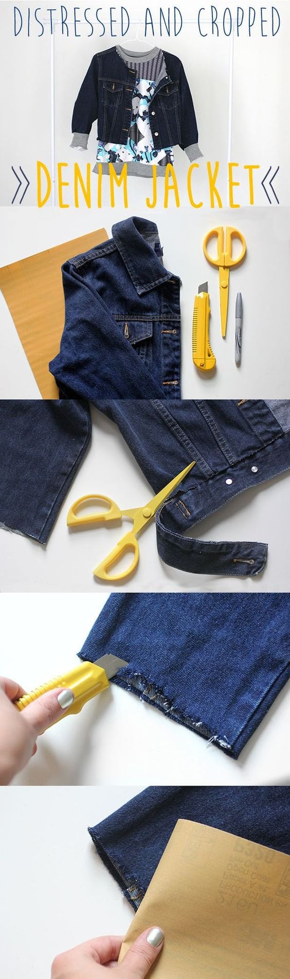 The Best DIY Ways To Upgrade Your Old Denim Jacket Into A Unique Part Of Your Spring Outfit