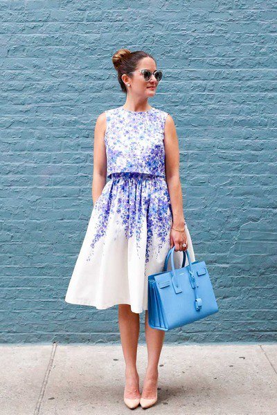 The Best Pale Blue Bags Outfits For Sring 2017