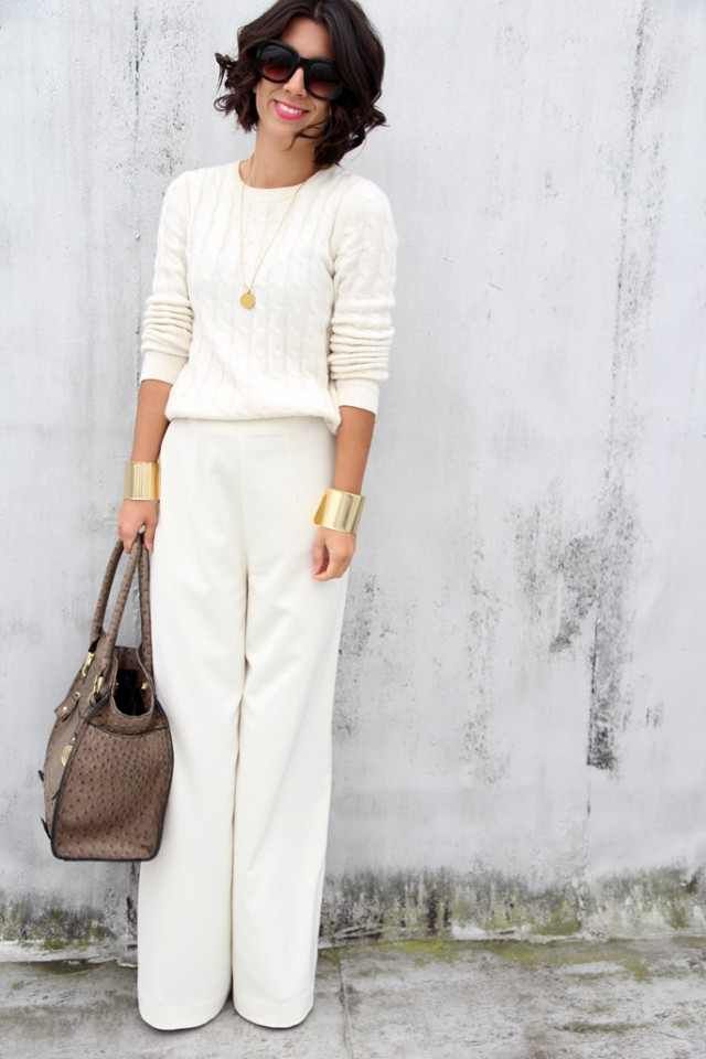 How To Wear All White Outfits And Look Stunning - ALL FOR FASHION DESIGN