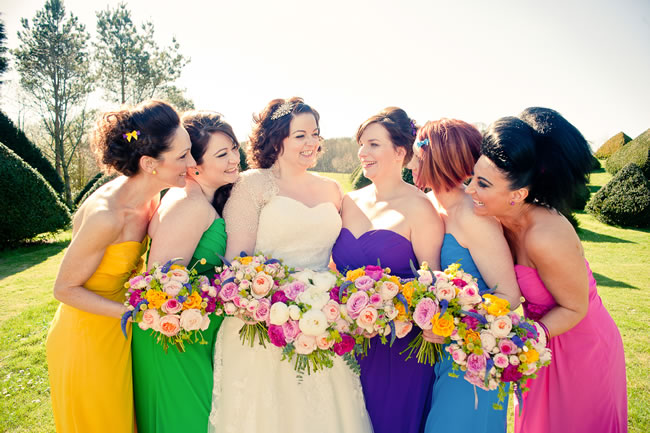 Rainbow Bridesmaids Dresses For A Colorful Wedding Full Of Love And Hope All For Fashion Design 9657