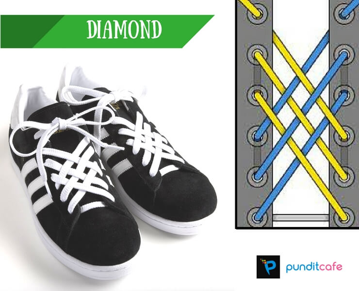 Interesting Ways To Tie Shoelaces And Pass Out The Borring Shoelace