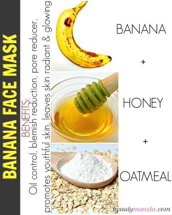 Six Magical Homemade Face Mask Recipies With Banana