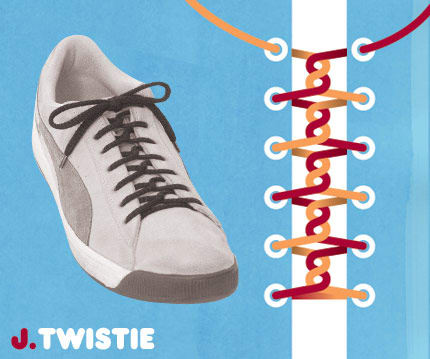 Interesting Ways To Tie Shoelaces And Pass Out The Borring Shoelace ...