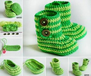 Adorable DIY Hand Knitted Baby Booties To Completely Enjoy The Winter Magic