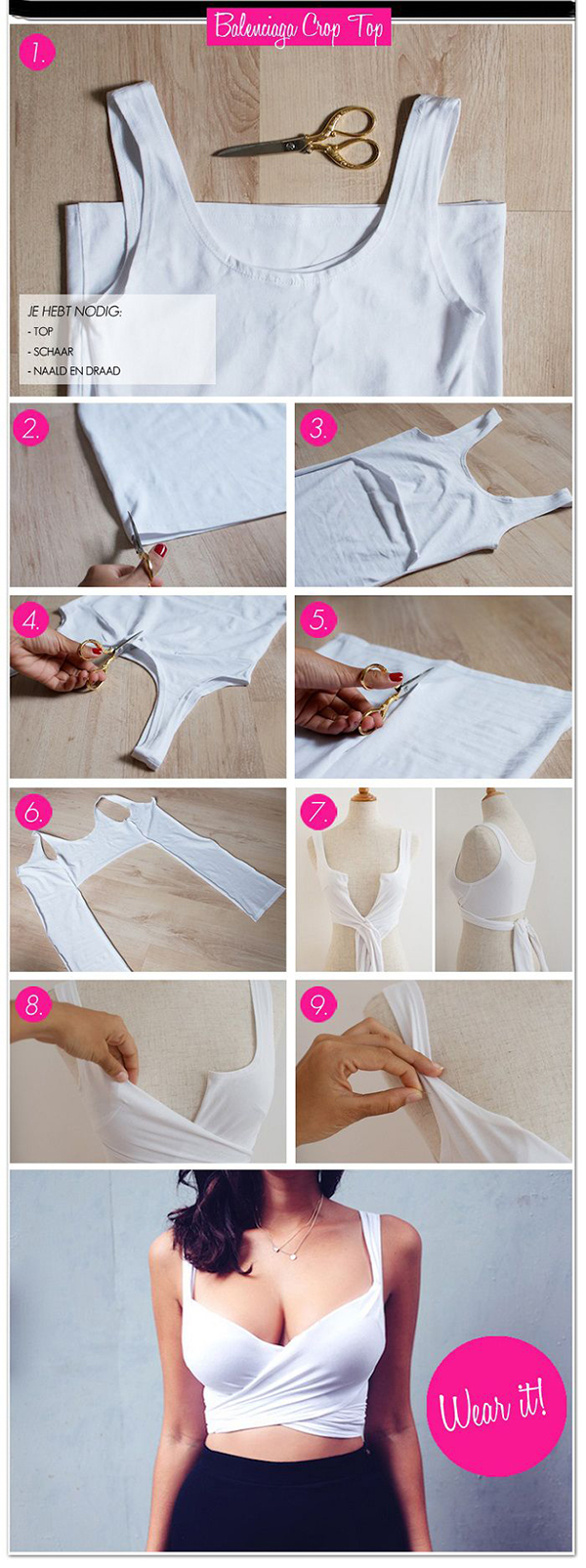 Creative DIY Tutorials To Turn On Your Old T-shirt Into A Modern Summer ...