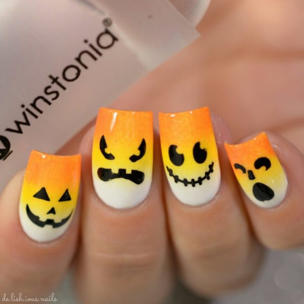 Creative Way To Celebrate Halloween  Halloween Inspired Nails Art Design