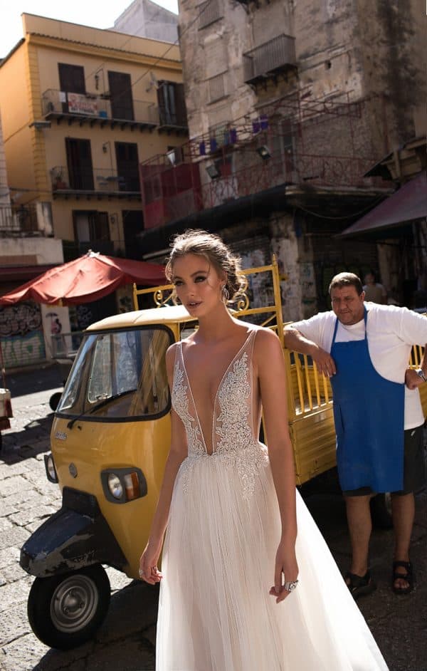 Feel The Magic Of Sicilian Culture Through The Newest Muse By Berta Fall 2018 Bridal Collection