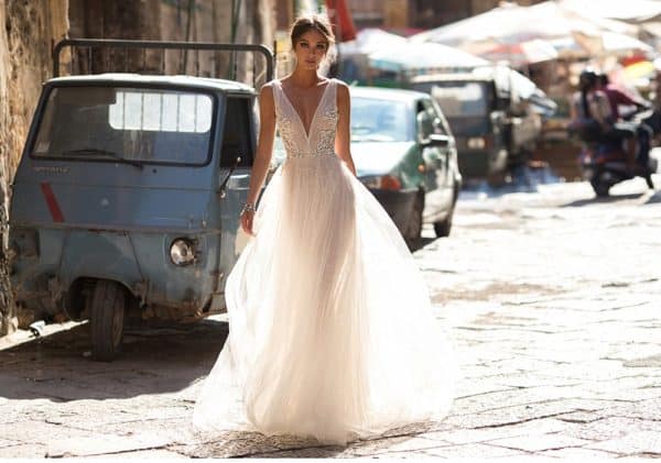 Feel The Magic Of Sicilian Culture Through The Newest Muse By Berta Fall 2018 Bridal Collection