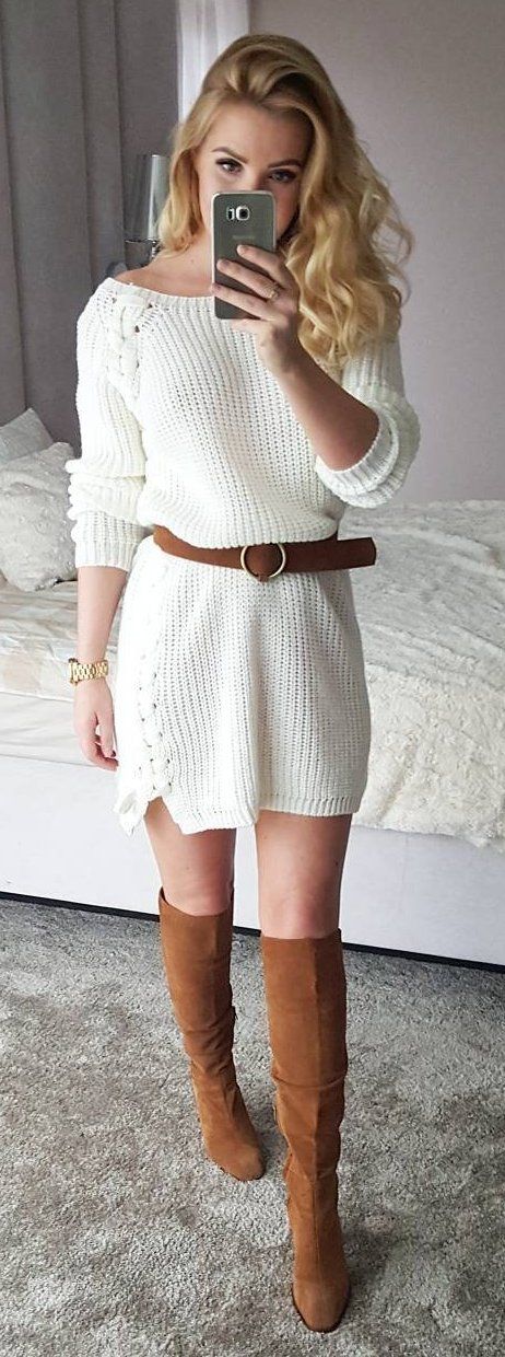 How To Style A Knit Dress To Look Chic