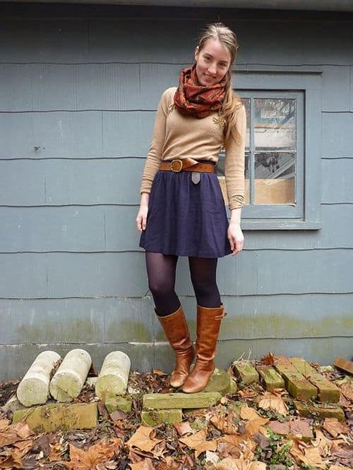 How To Style Your Skirt During The Fall Months