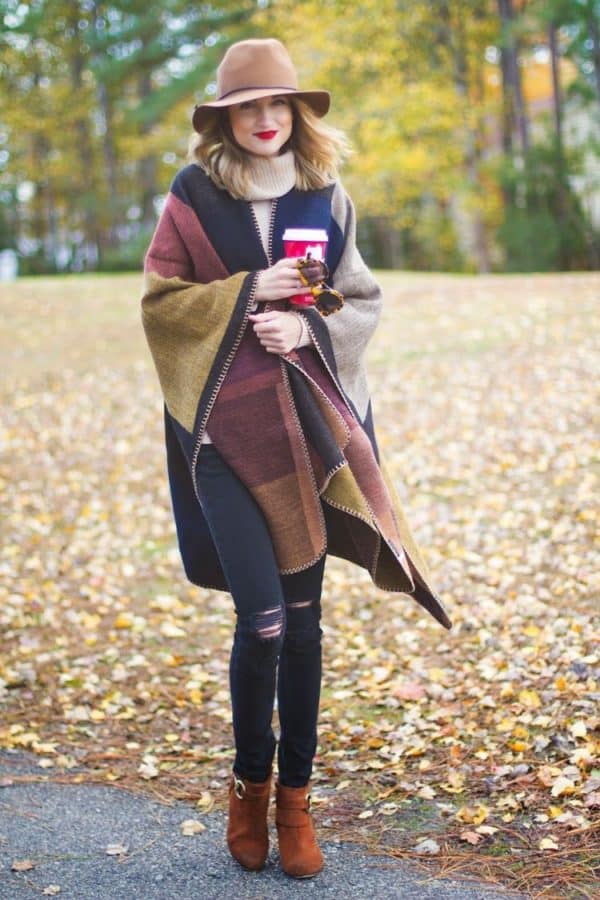 How To Wear Your Blanket Scarf This Winter In Some Stylish Ways