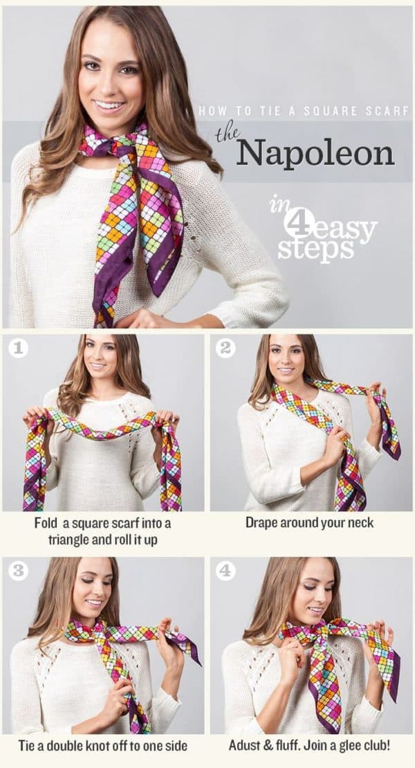 Unique ways to on sale tie a scarf