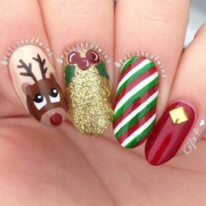 The Best Christmas Nail Designs That Will Bring You Joy - ALL FOR ...
