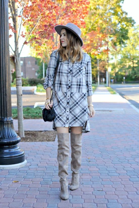 Statement Making Outfits With Plaid Shirt