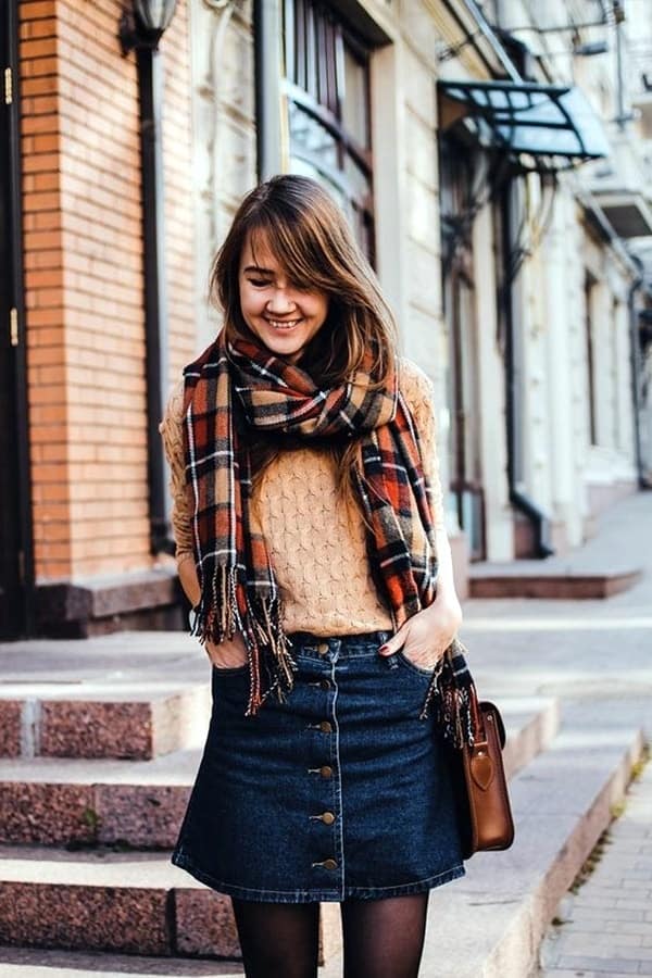 How To Style Your Skirt During The Fall Months