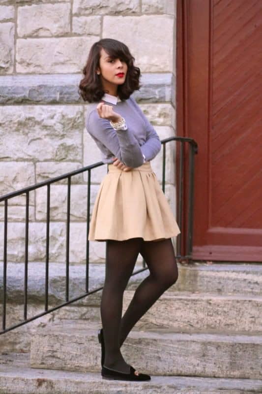How To Style Your Skirt During The Fall Months