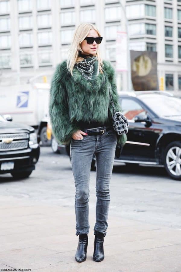 How To Make Stunning Combinations With Faux Fur Coat