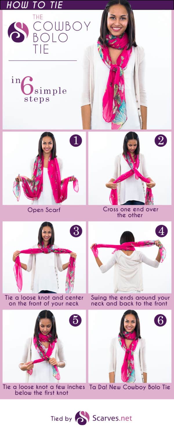 How To Tie A Scarf In Lots Of Different Ways