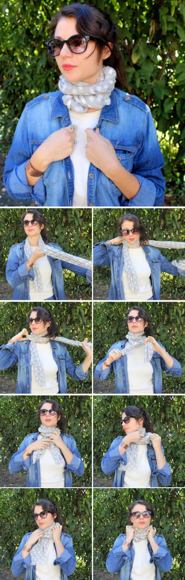 How To Tie A Scarf In Lots Of Different Ways