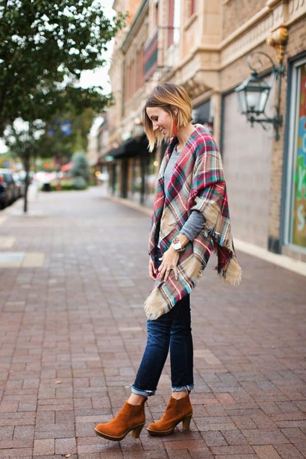 How To Wear Your Blanket Scarf This Winter In Some Stylish Ways
