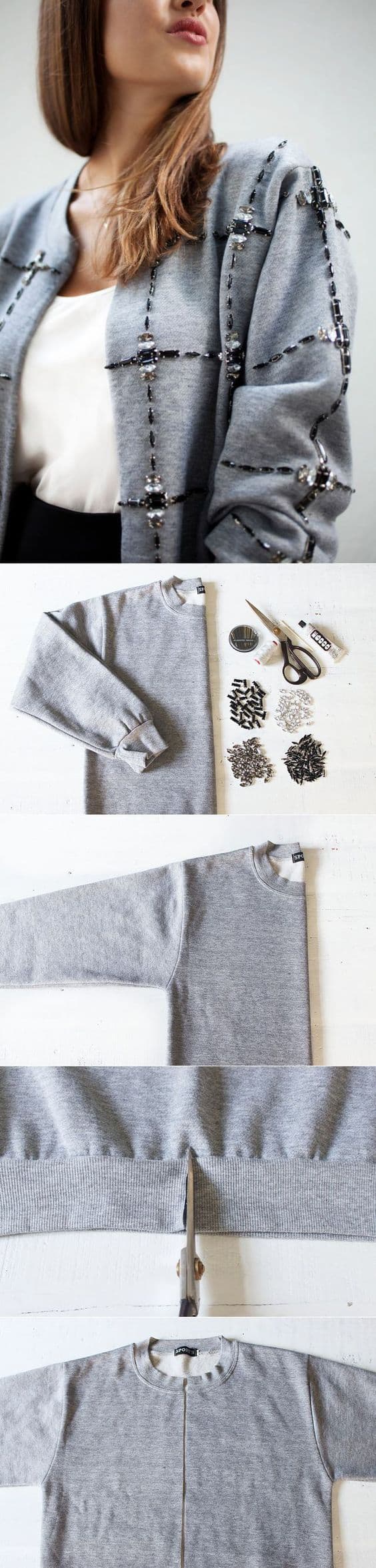 Inspirational DIY Sweater Updates That You Have To Try Now