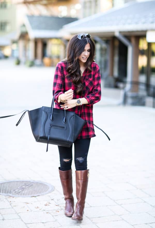 Statement Making Outfits With Plaid Shirt