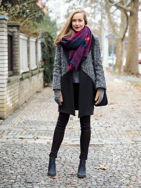 How To Wear Your Blanket Scarf This Winter In Some Stylish Ways