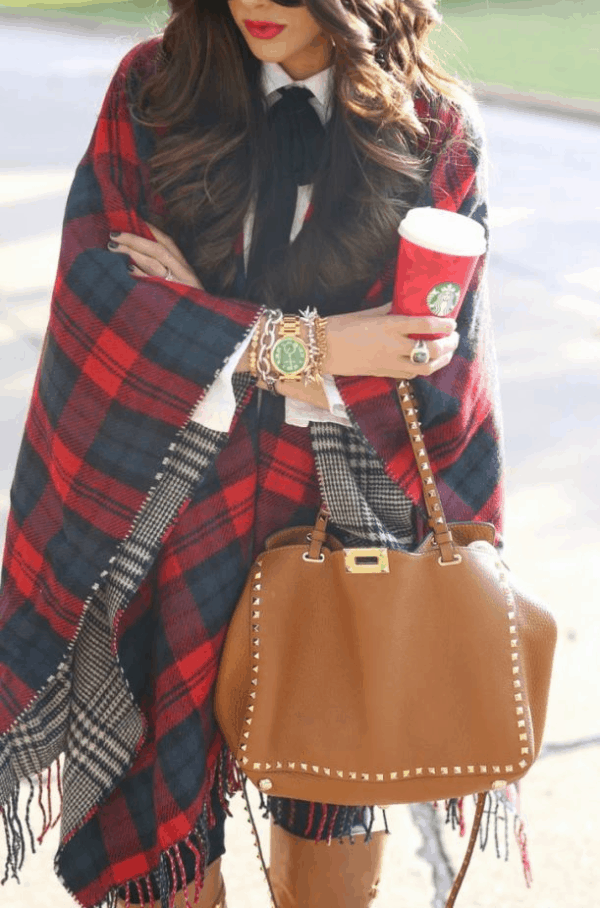 How To Wear Your Blanket Scarf This Winter In Some Stylish Ways