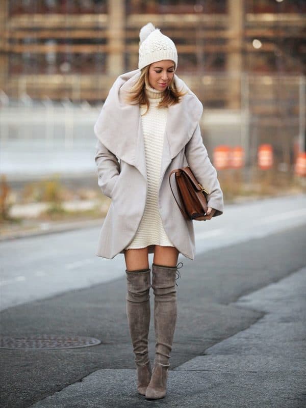 How To Wear Over The Knee Boots This Fall/Winter