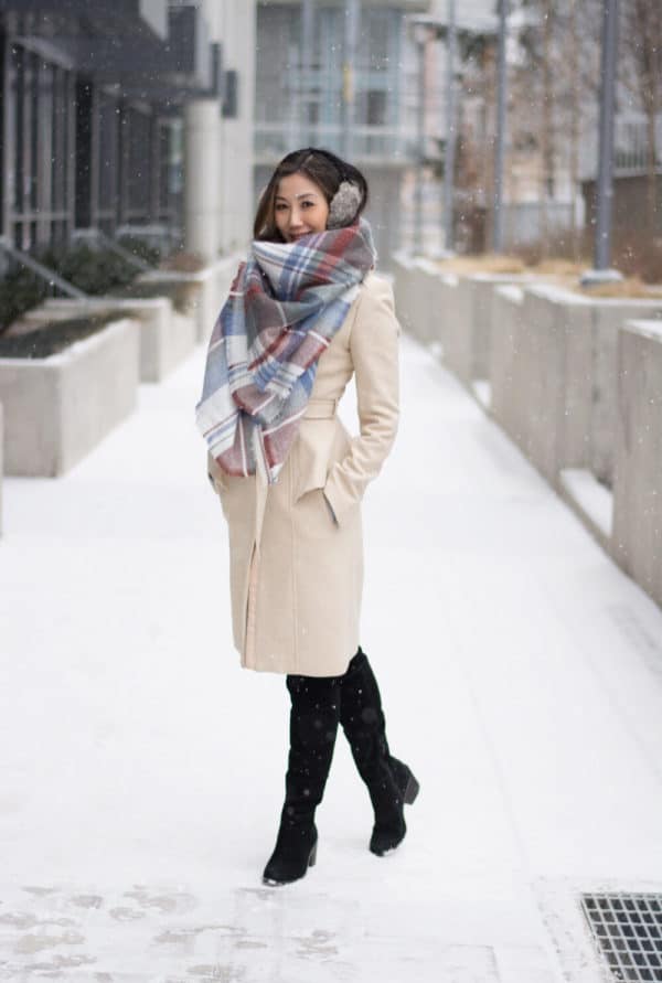 How To Wear Your Blanket Scarf This Winter In Some Stylish Ways