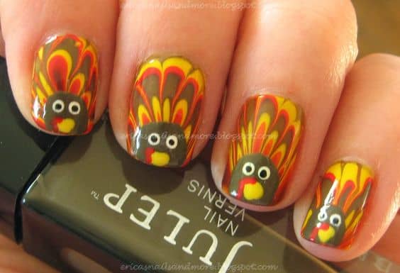 The Most Creative Nails Art Designs Inspired By The Magic Of Thanksgiving Day Celebration
