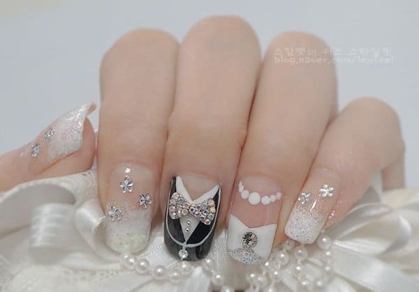 Incredibly Magical Wedding Nail Designs That Will Take You Aback