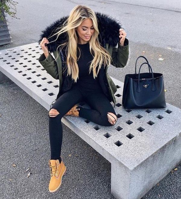 How To Style Your Yellow Timberland Boots In Some Fantastic Ways This Winter