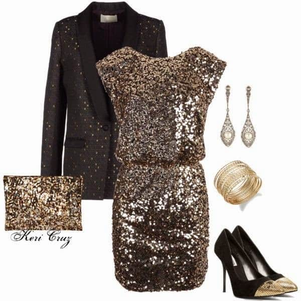 Sparkling New Year Polyvore Combinations That Will Make You Shine