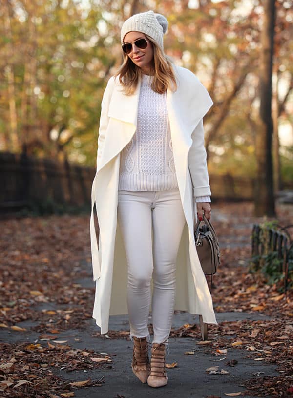 How To Style White Outfits This Winter With Ease