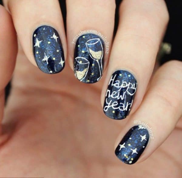 Last Minute New Year Manicures That Will Get You Looking Amazing