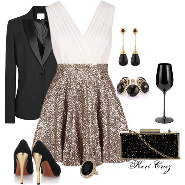 Sparkling New Year Polyvore Combinations That Will Make You Shine