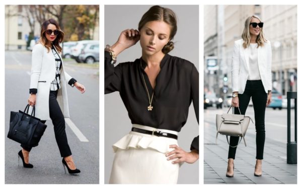 Classy Black And White Work Attire That Will Make You Look Professional ...