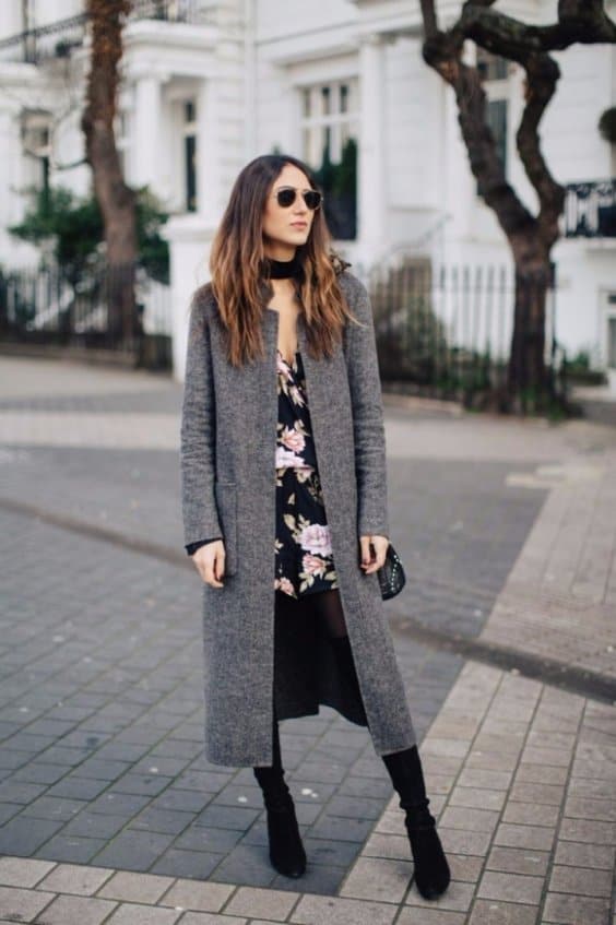 Lively Floral Winter Outfits That Will Get Your Energy Level Up