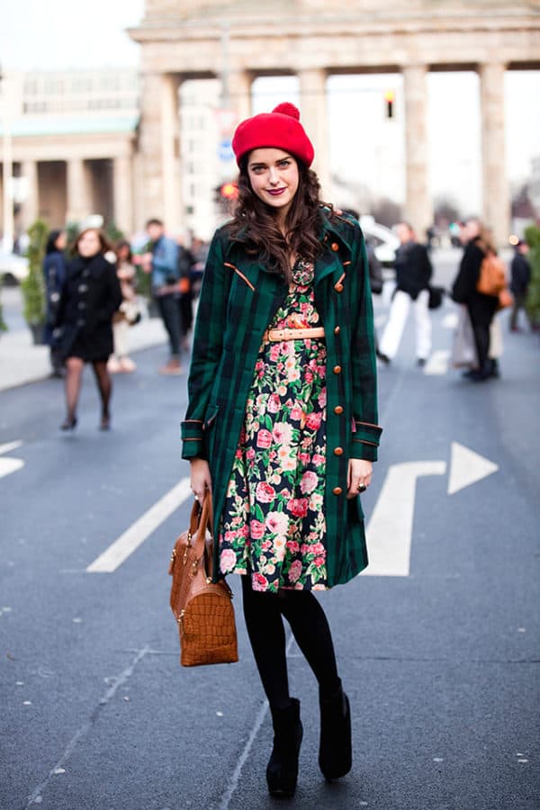 Lively Floral Winter Outfits That Will Get Your Energy Level Up