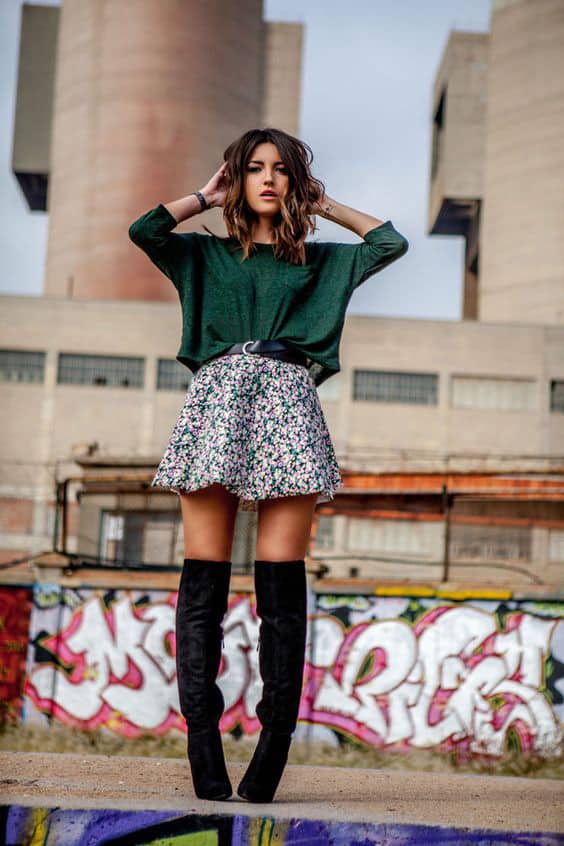 Lively Floral Winter Outfits That Will Get Your Energy Level Up