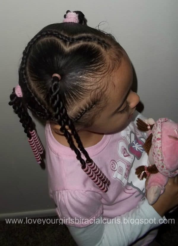 Natural Hairstyles For Little Girl With Short Hair